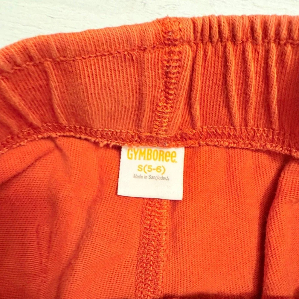 Gymboree‎ kids cotton shorts orange size 5/6